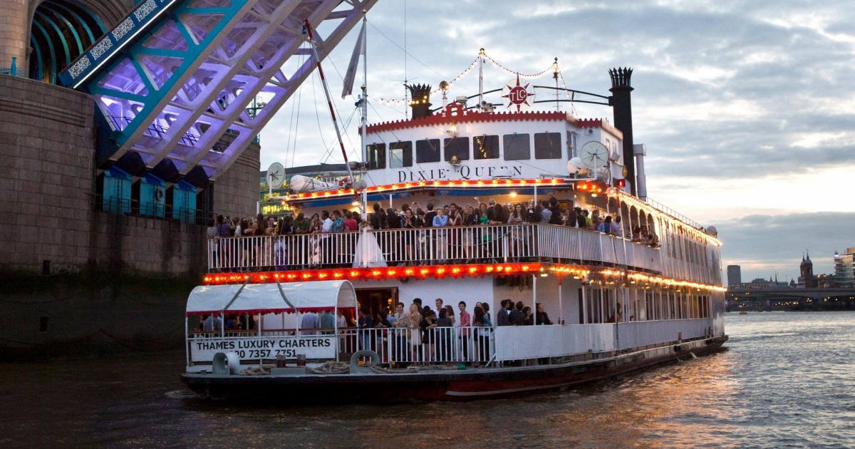 Dixie Queen - Paddle Steamer | Fleet | Thames Luxury Charters
