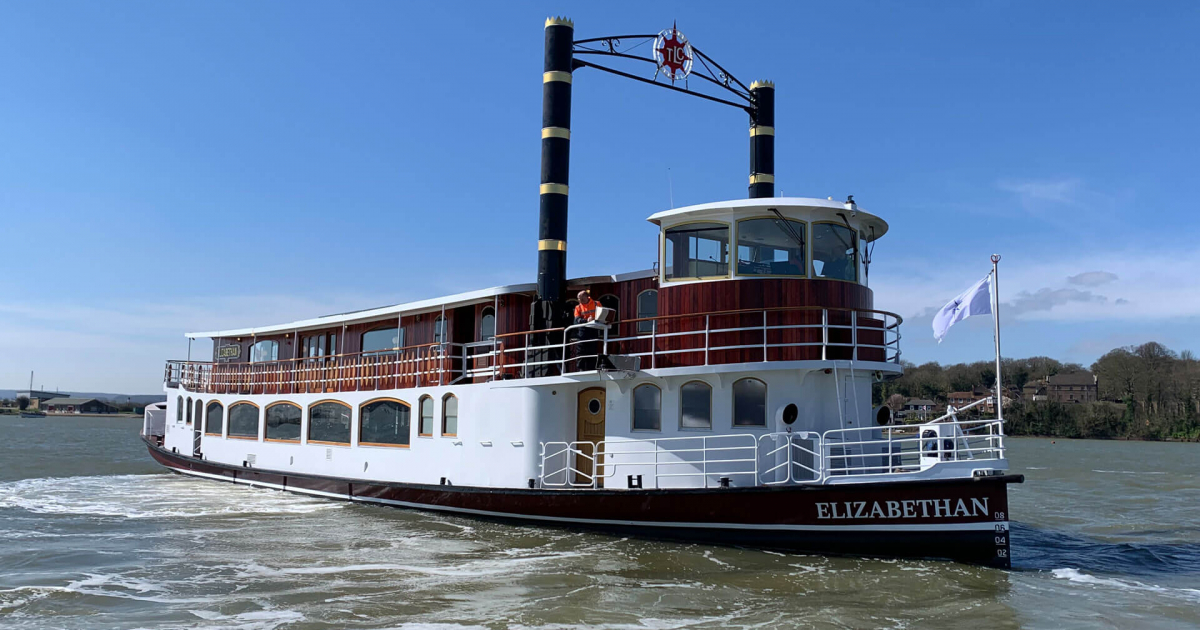 Elizabethan Paddle Steamer Fleet Thames Luxury Charters