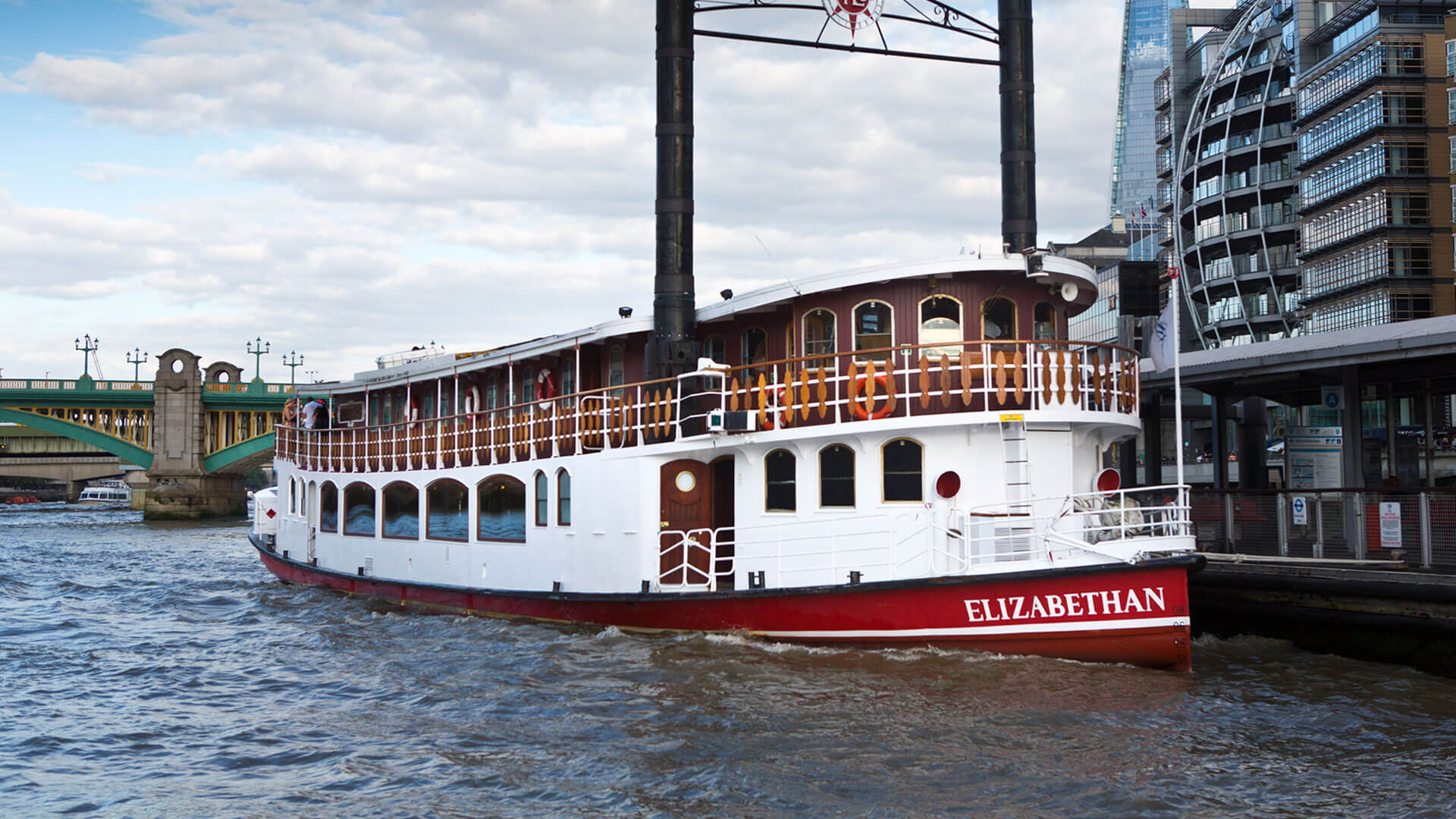 Elizabethan Paddle Steamer Thames Luxury Charters Private Boat