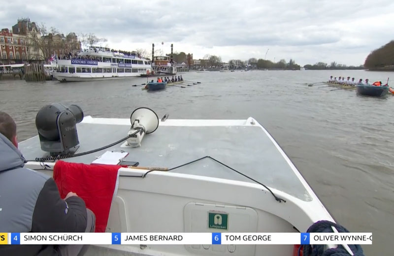 boat race 2022 startline river