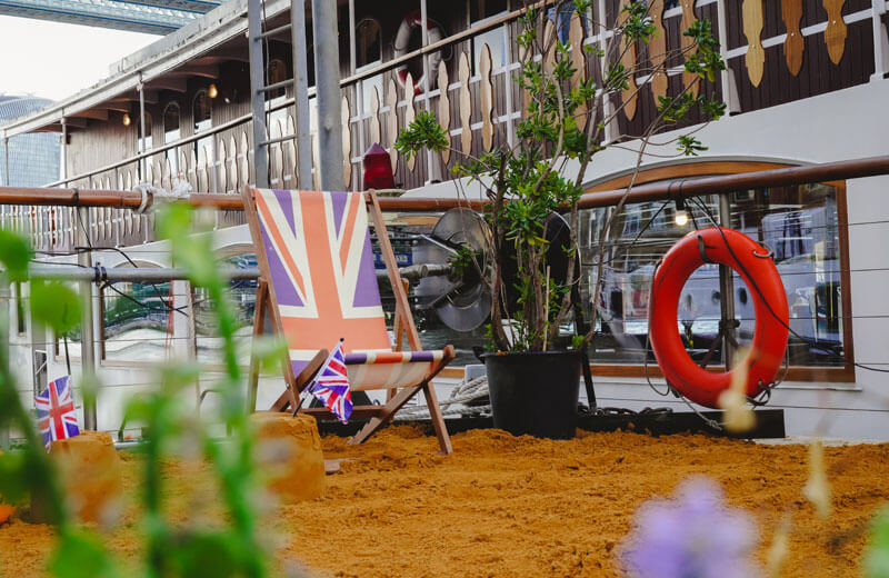 thames luxury charters butlers wharf pier beach2